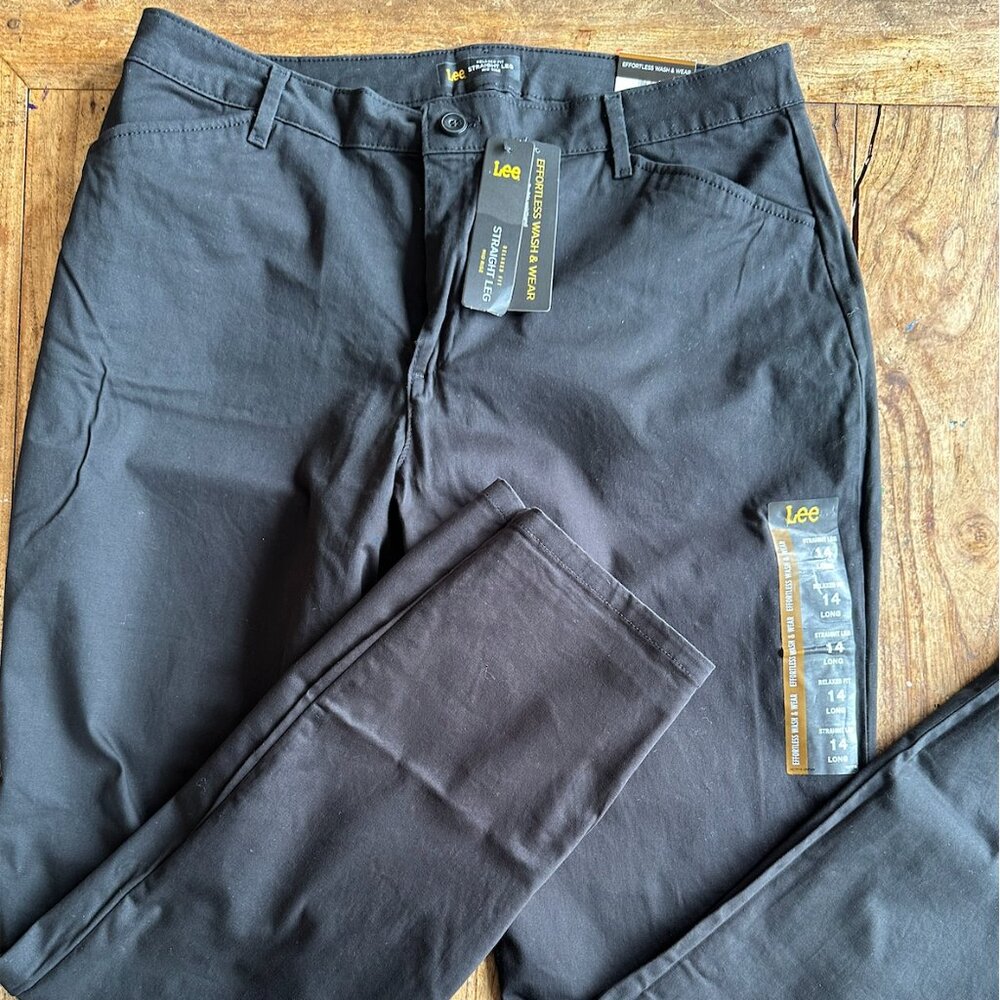 NWT Lee Pants Black